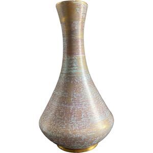 Stangl Antique Gold #4050 Genie Bottle Vase Mid Century Modern MCM Pottery Decor